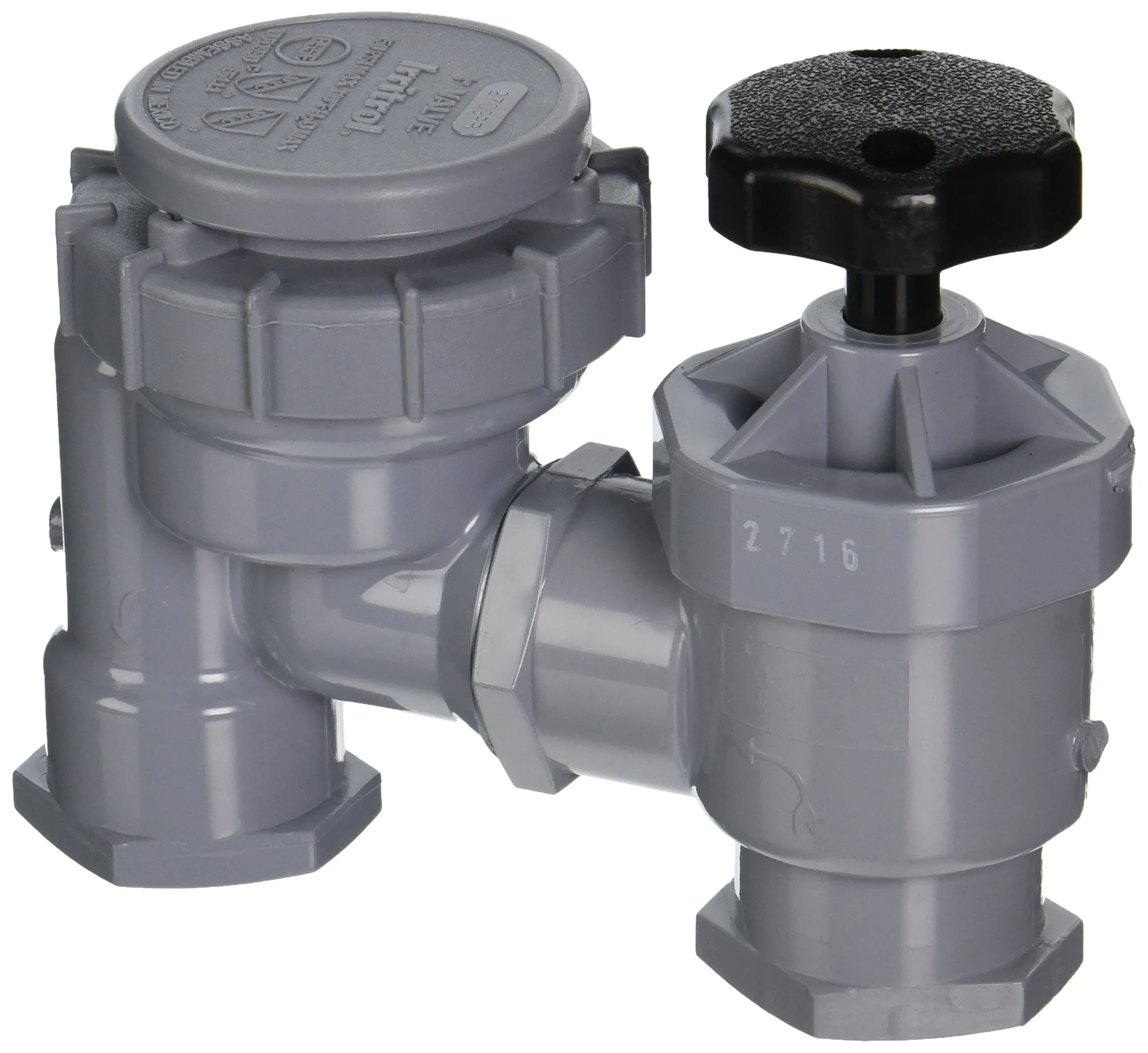 Irritrol Manual Anti-Siphon Valve with Flow Control 1 in. FPT 2709PR