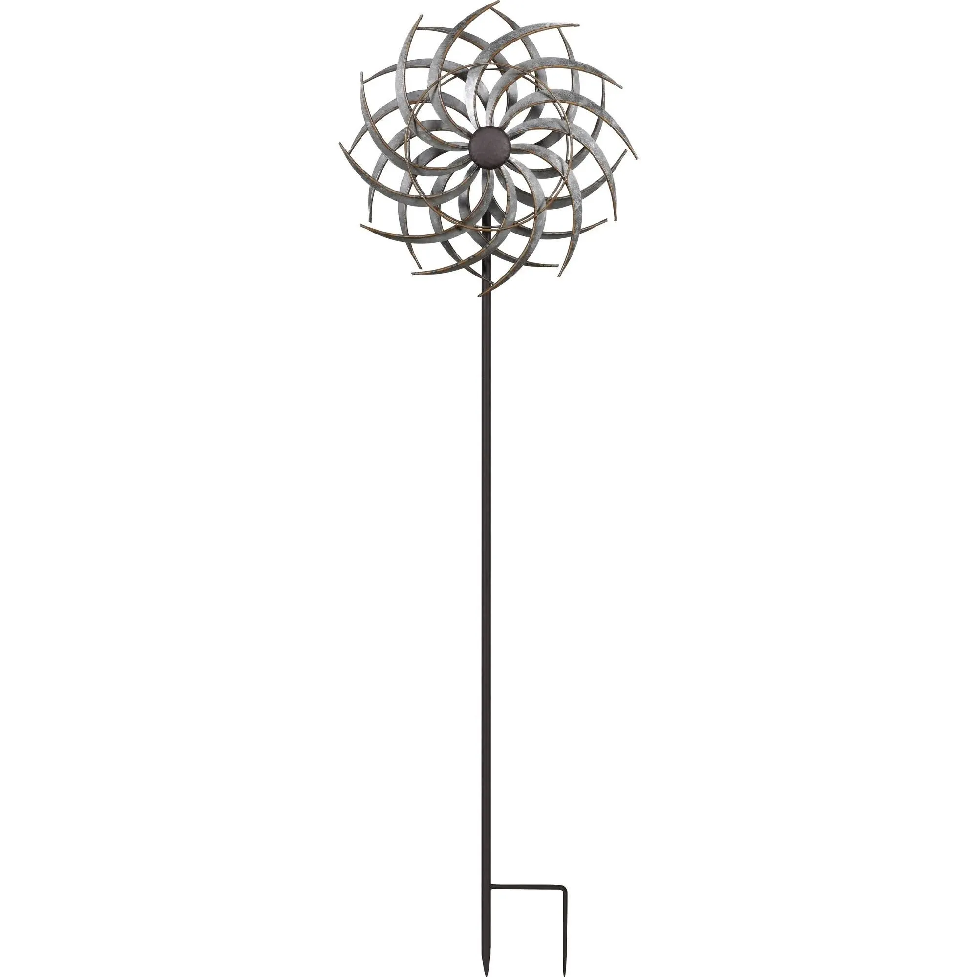 Alpine Corporation Silver Iron Wind Spinner | NCY380