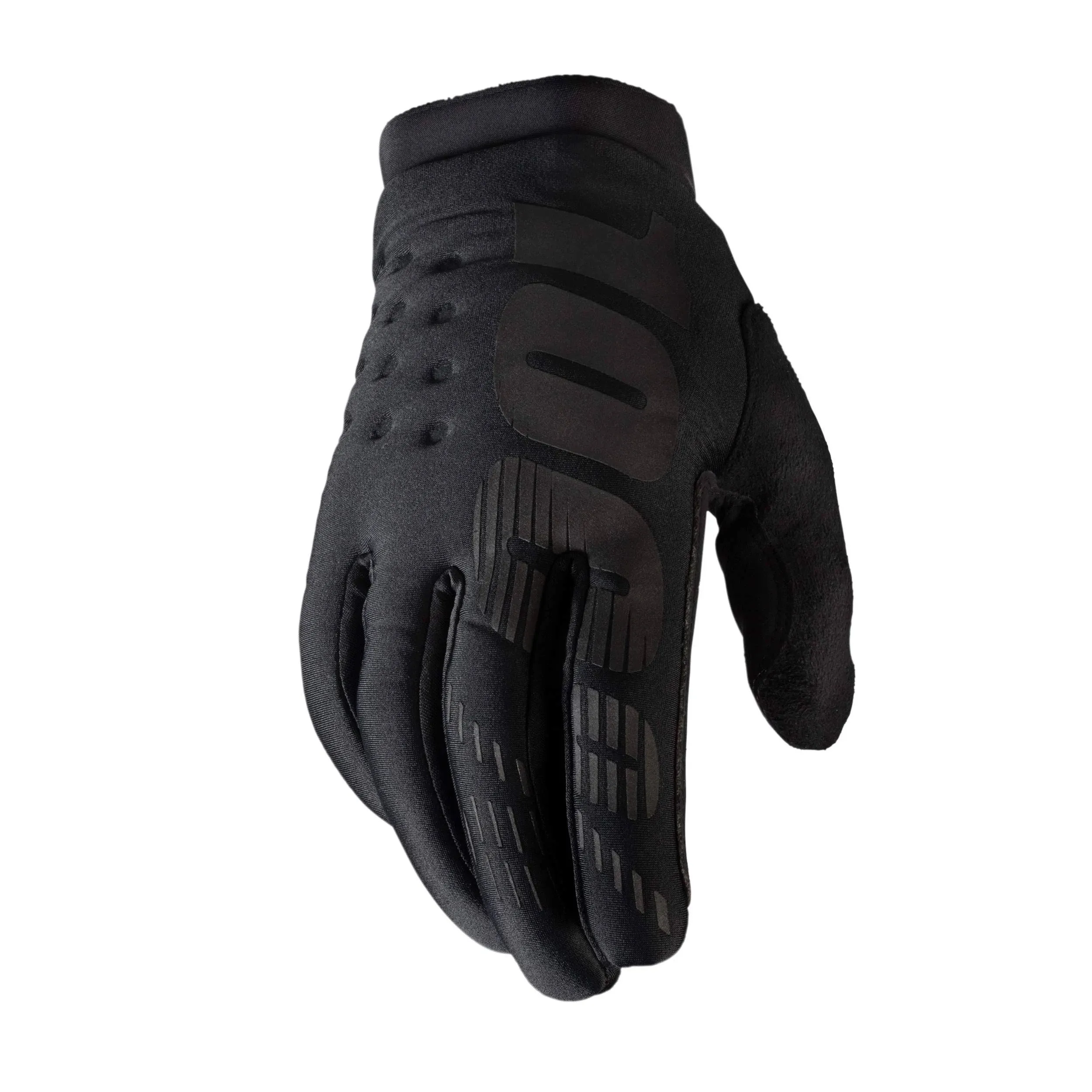 100% Youth Brisker Cold-Weather Gloves M Black/Grey 10016-057-05