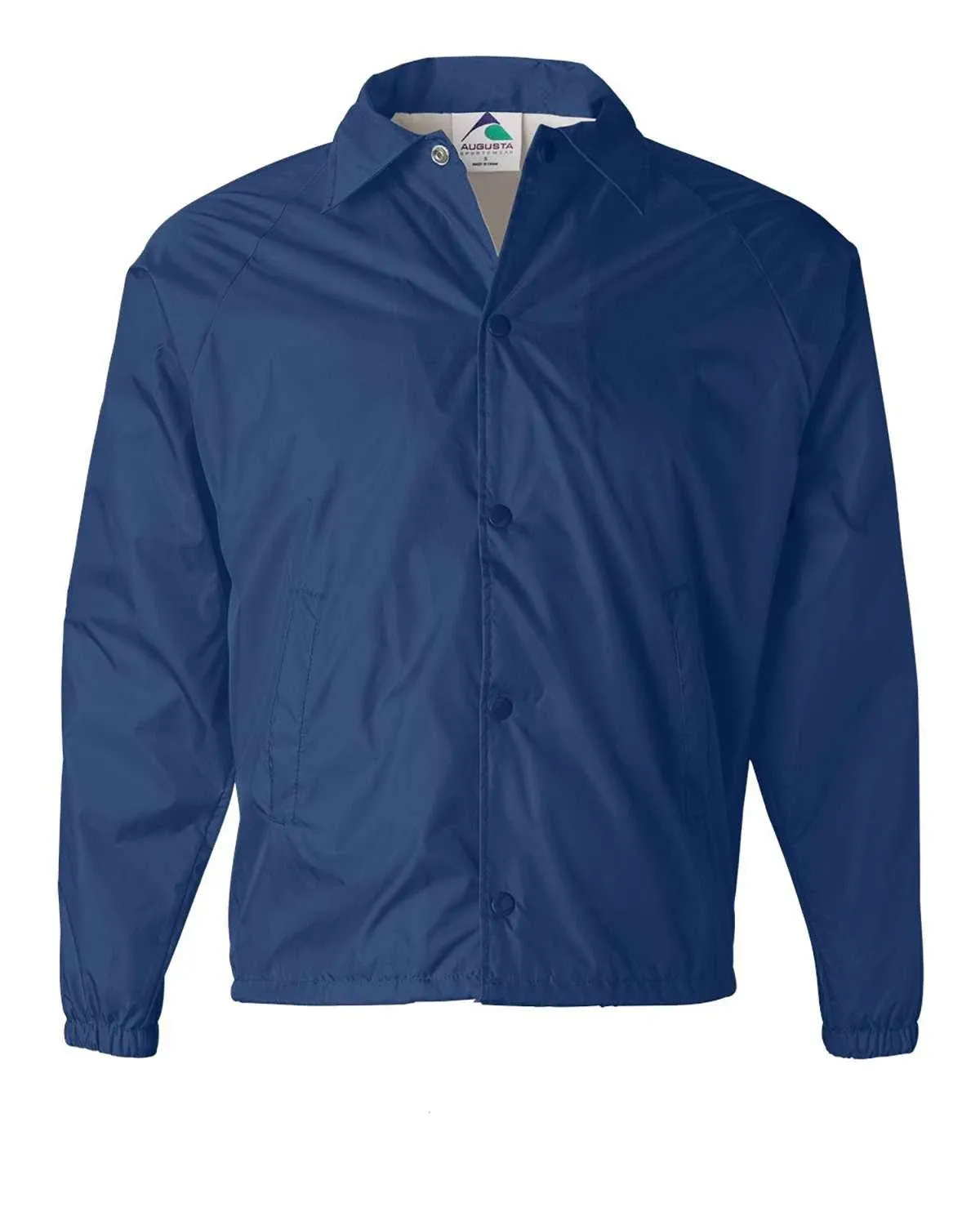 Augusta Sportswear Nylon Coach's Jacket/Lined - Rain-Ready, Water-Resistant Outerwear for Coaches & Outdoor Activities