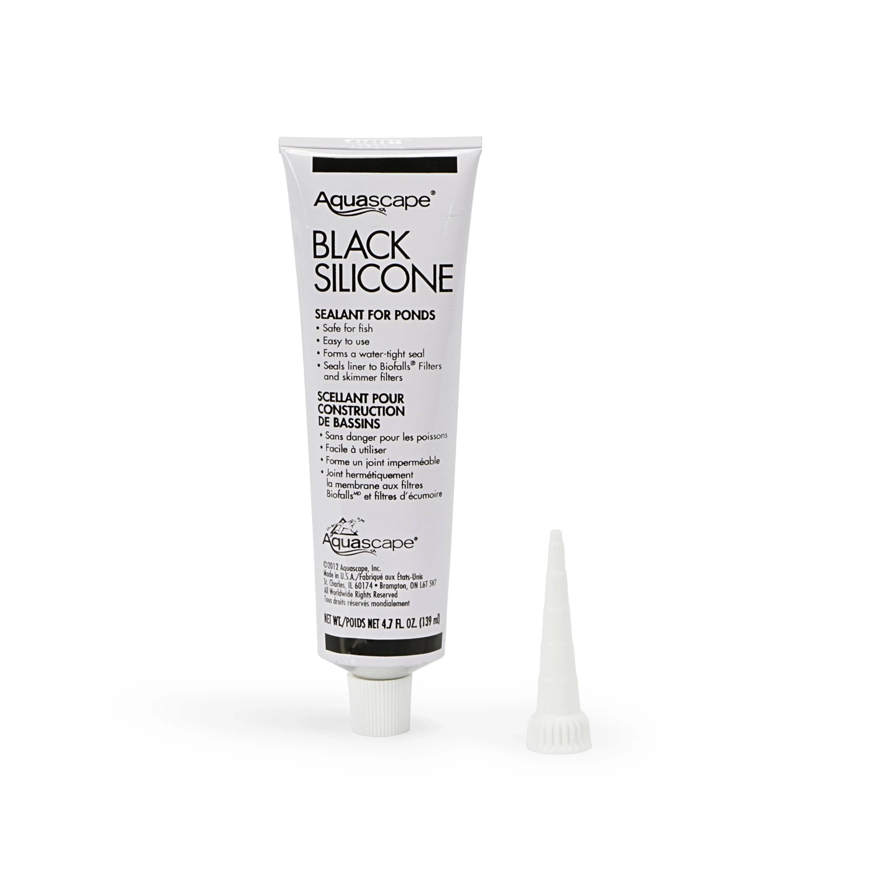 Aquascape Black Silicone Sealant - 4.7 oz