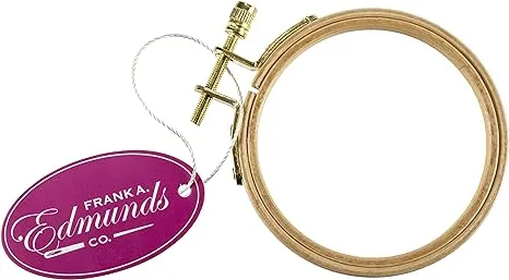 Frank A Edmunds Beechwood Embroidery Hoop-3", Multi