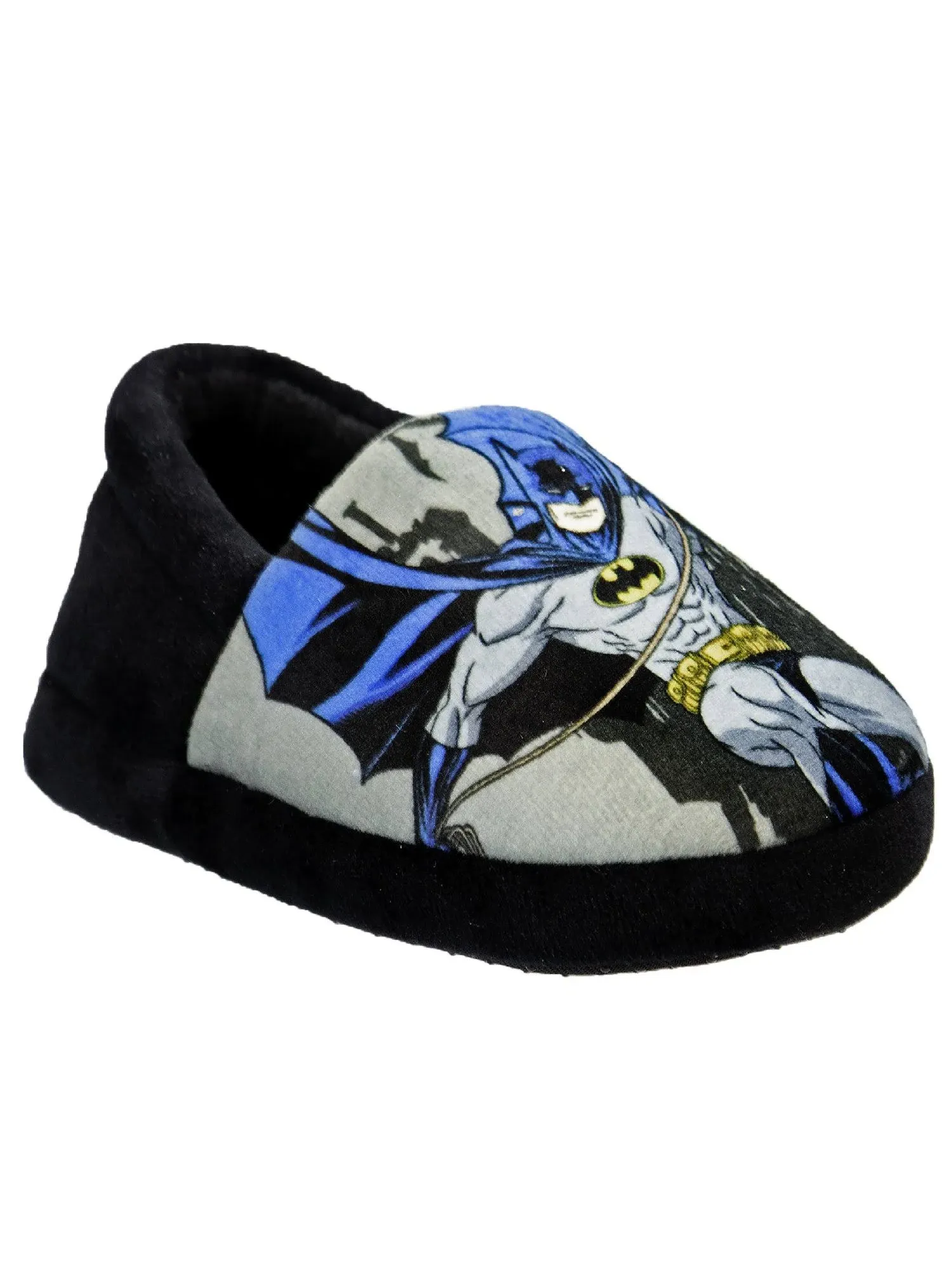 DC Comics Batman Boys Boys Slippers - Black/Blue, 11-12