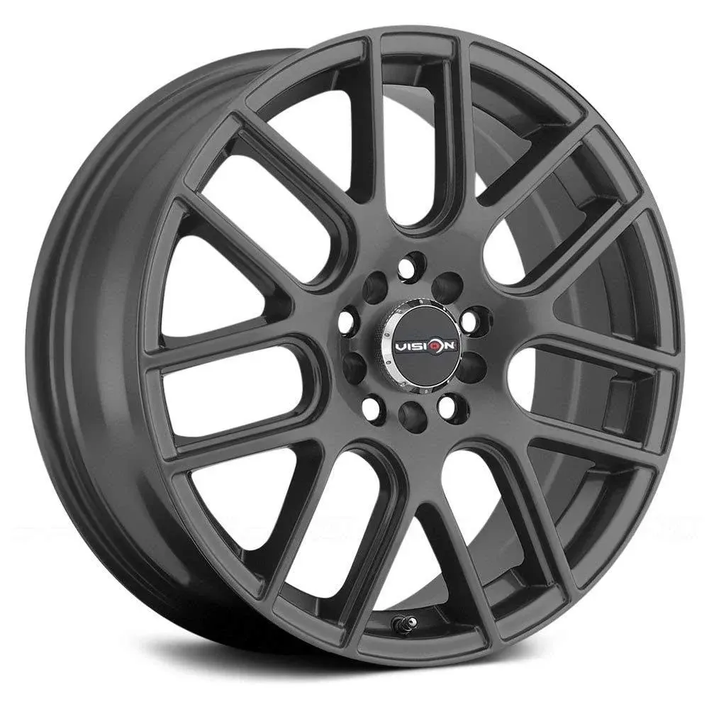 Vision Wheels 426 Cross II 17x7.5 Gunmetal 5x100 +40mm 73.1mm