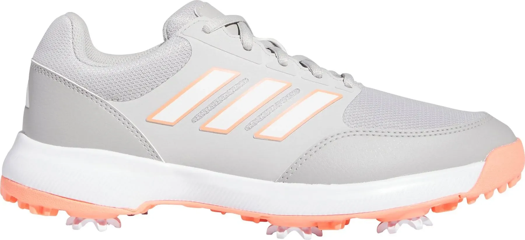 Adidas Women's Tech Response 3.0 Golf Shoes Grey Two/White/Coral Fusion