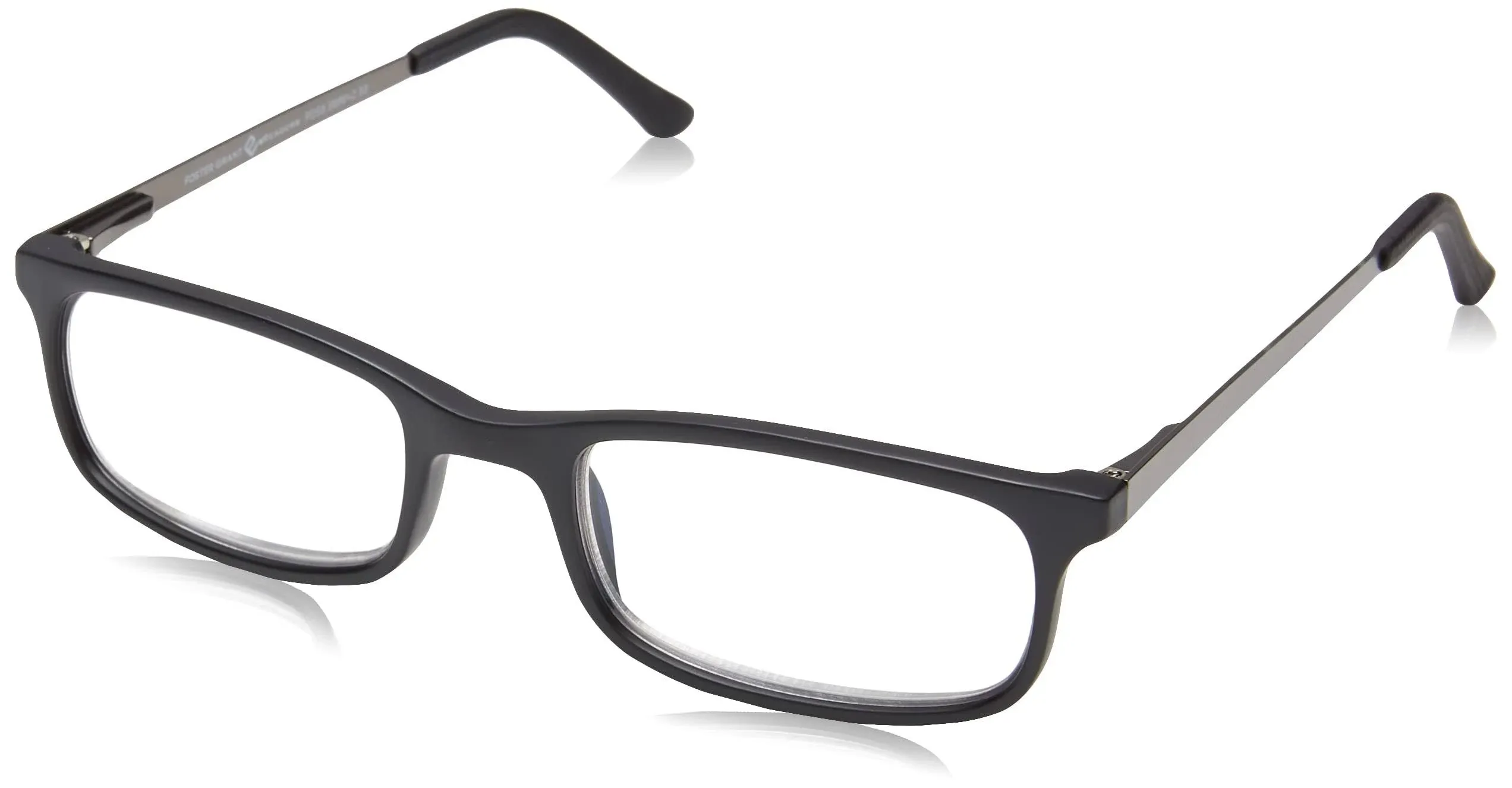 Foster Grant Men&#039;s Kramer E.Readers Reading Glasses Rectangular Blue Light Filte