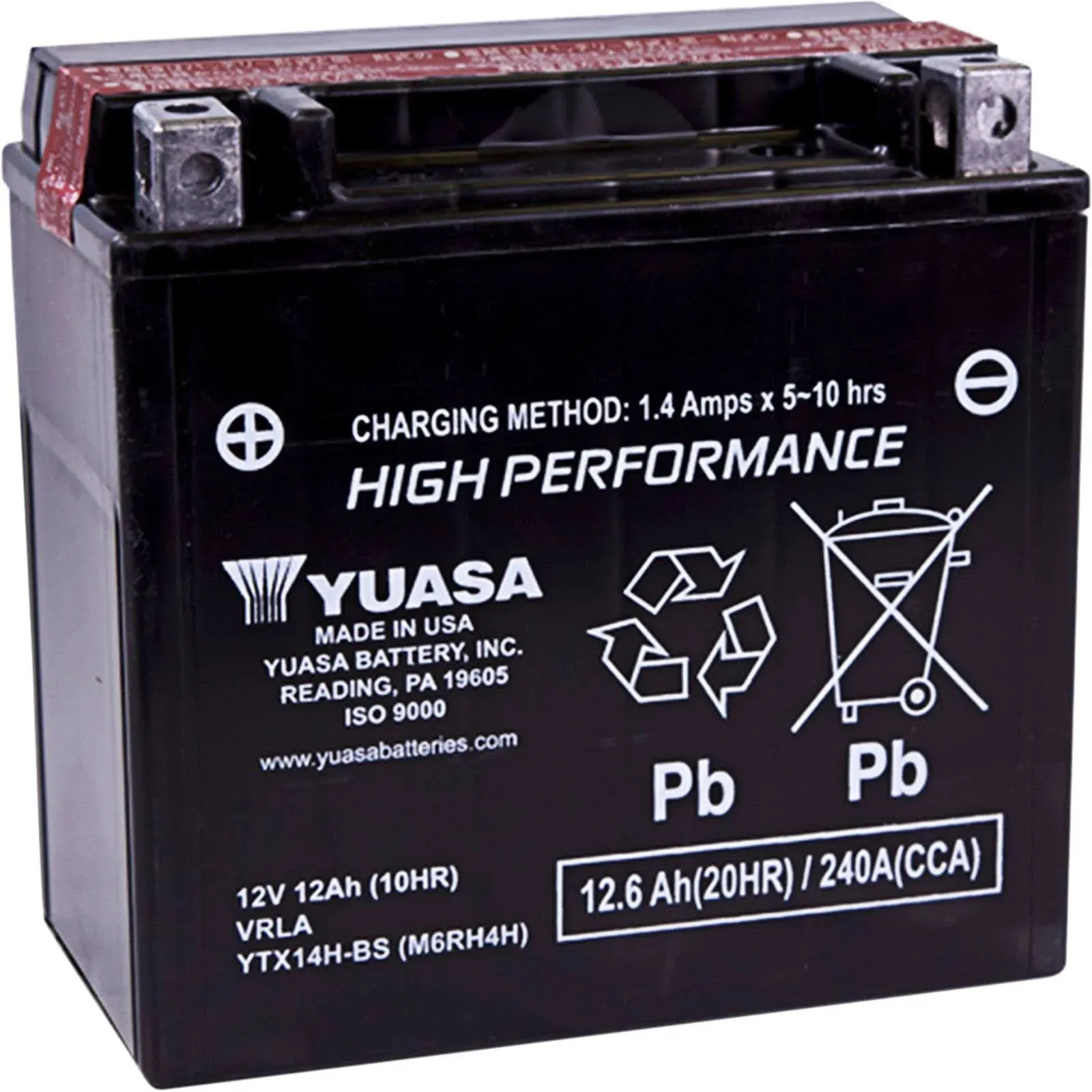 YUASA YTX14H-BS BATTERY