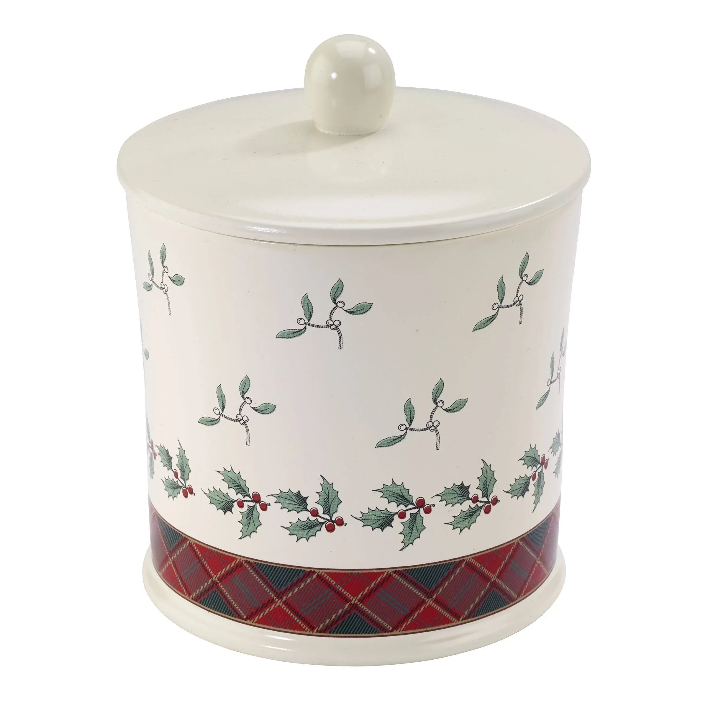 Spode Christmas Tree® Tartan Jar - Multicolor Multicolor-See Description