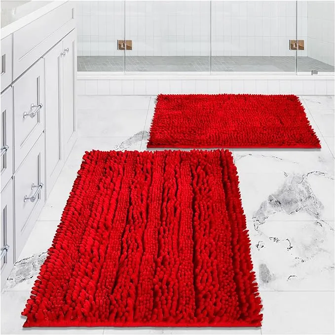 Civkor 2 Piece Bathroom Rugs Mats Set