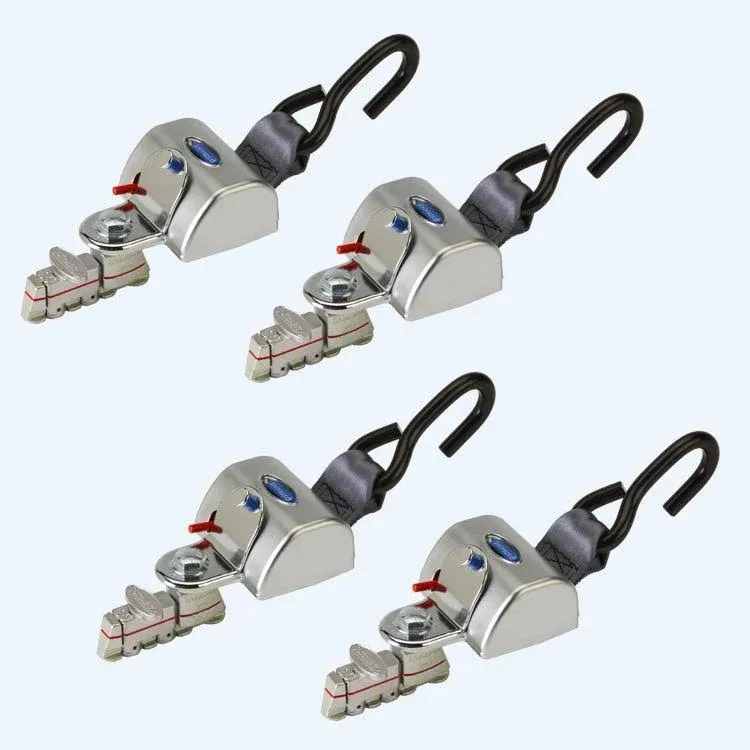 4 QRT MAX RETRACTORS WITH L-TRACK FITTINGS | Q-8301-L