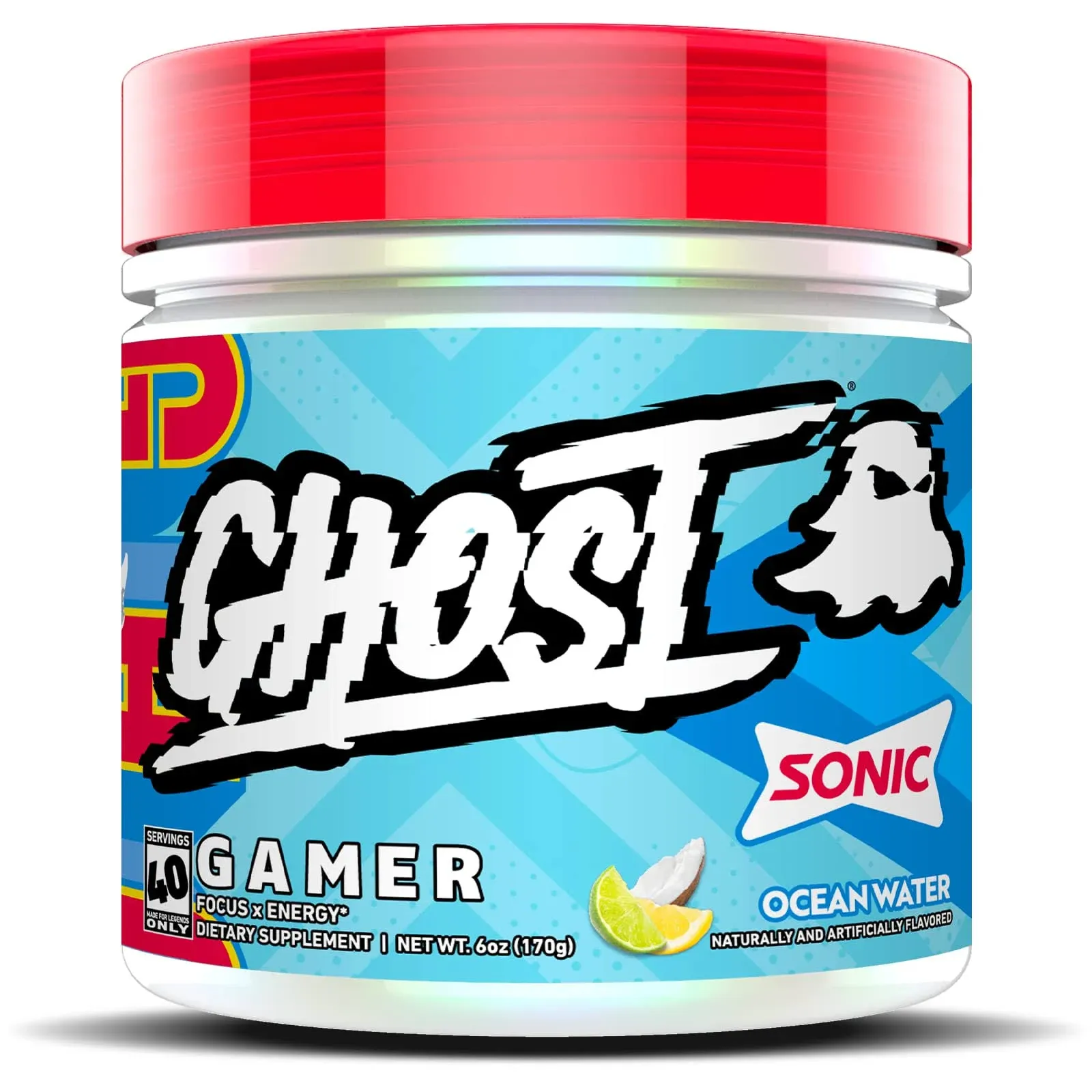 Ghost Gamer x Sonic 40 Servings / Sonic Ocean Water