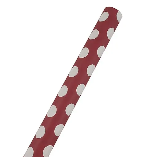 JAM Paper Polka Dot Wrapping Paper