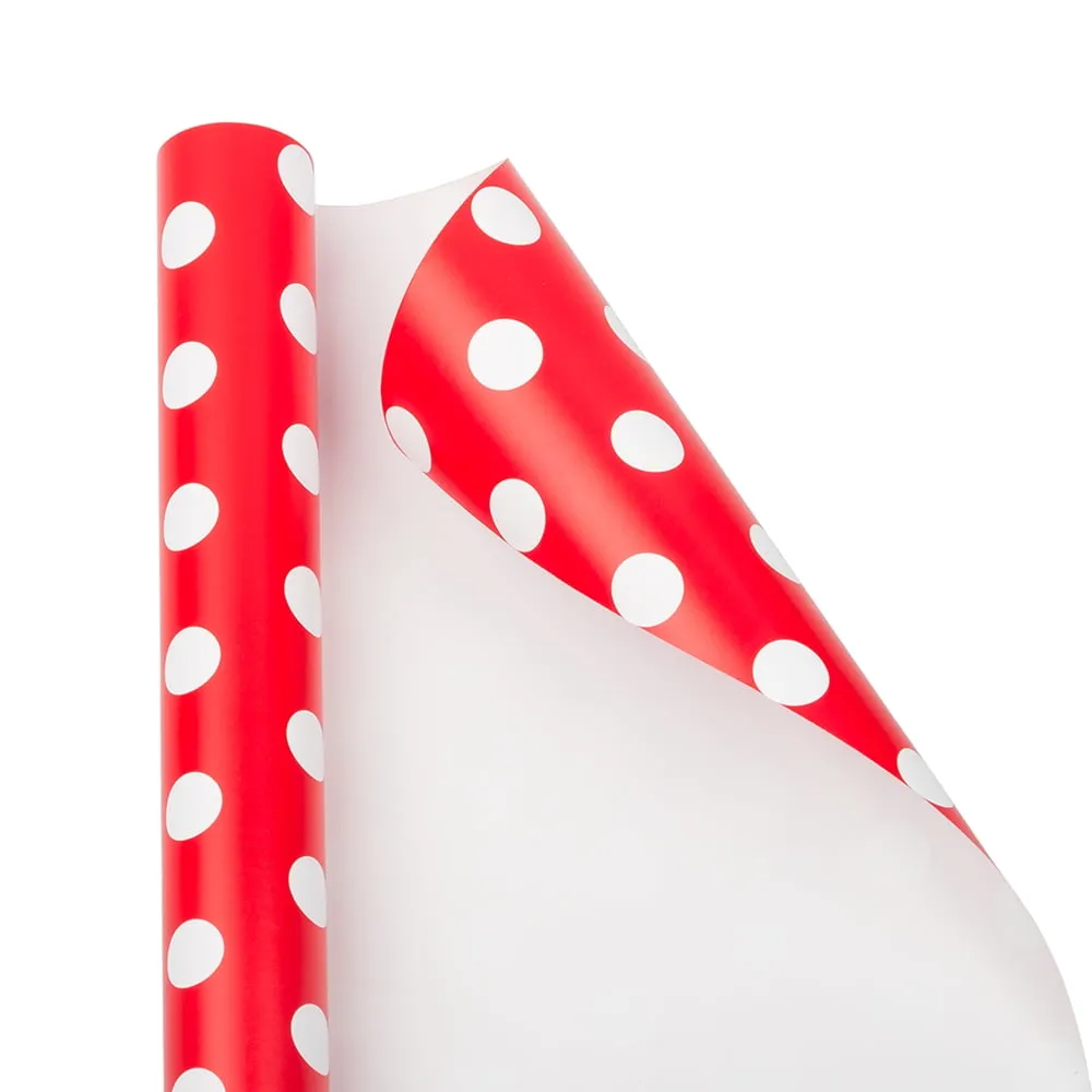 JAM Paper Polka Dot Wrapping Paper