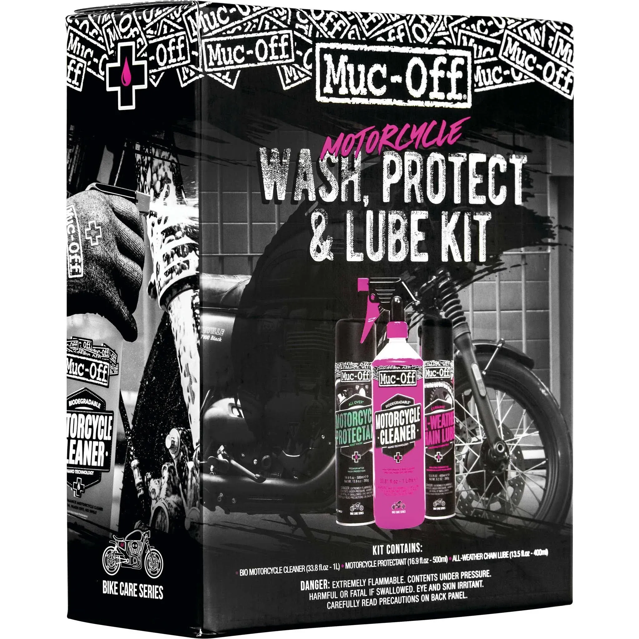 MUC-OFF Wash  Protect & Lube Kit