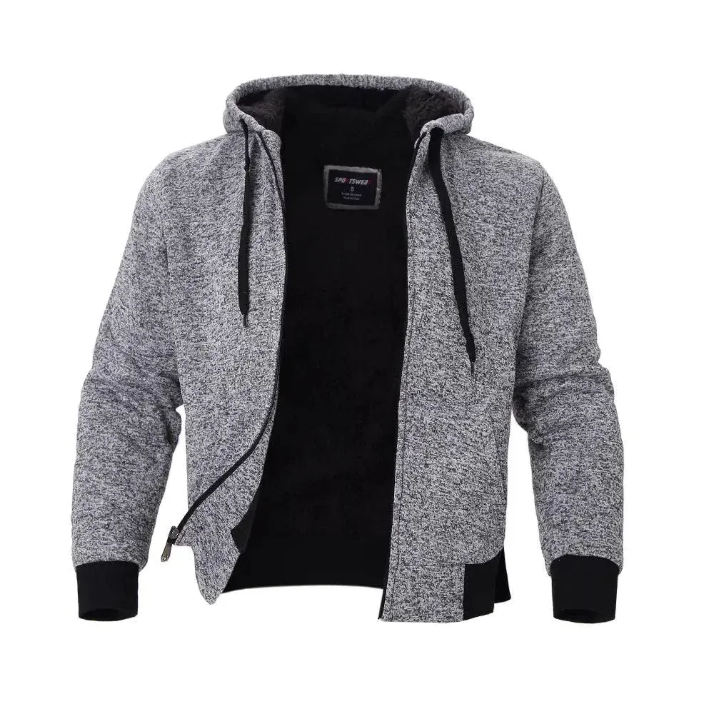 Men's Sherpa Hooded Sweatshirt