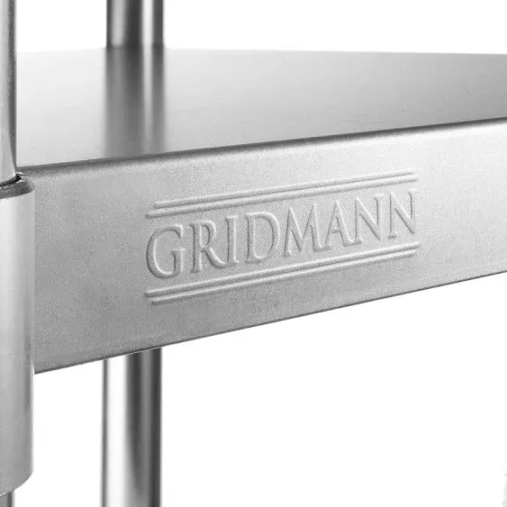 GRIDMANN NSF 30 in. x 24 in. Stainless Steel Commercial Kitchen Prep & Work Table