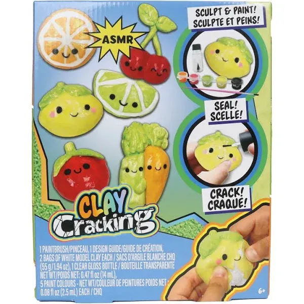 Clay Cracking - Fruits & Veggies