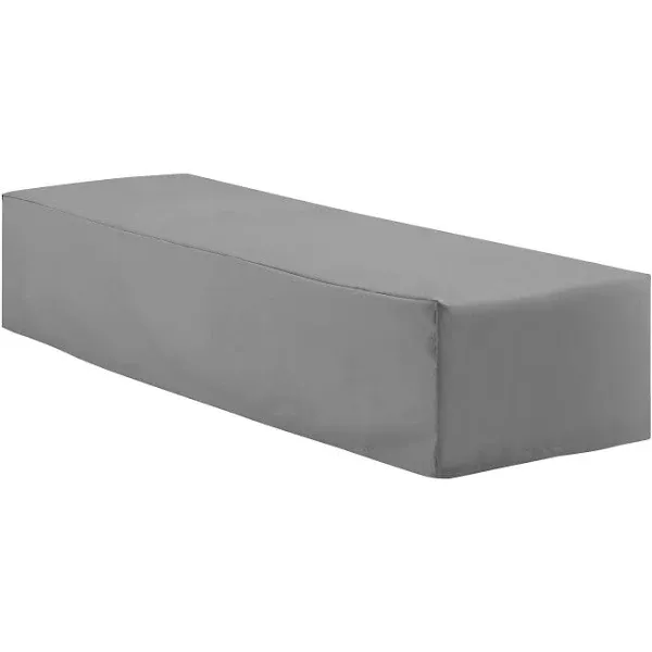 Outdoor Chaise Lounge Furniture Cover Gray - Crosley CO7506-GY