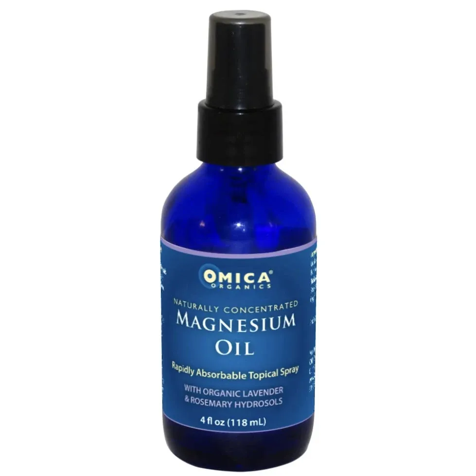 Magnesium Oil Spray – with Organic Lavender and Rosemary Hydrosol (4 fl oz)