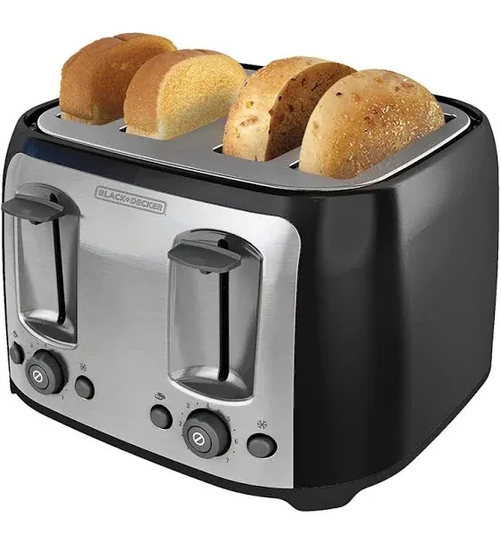 BLACK+DECKER 4-Slice Extra-Wide Slot Toaster