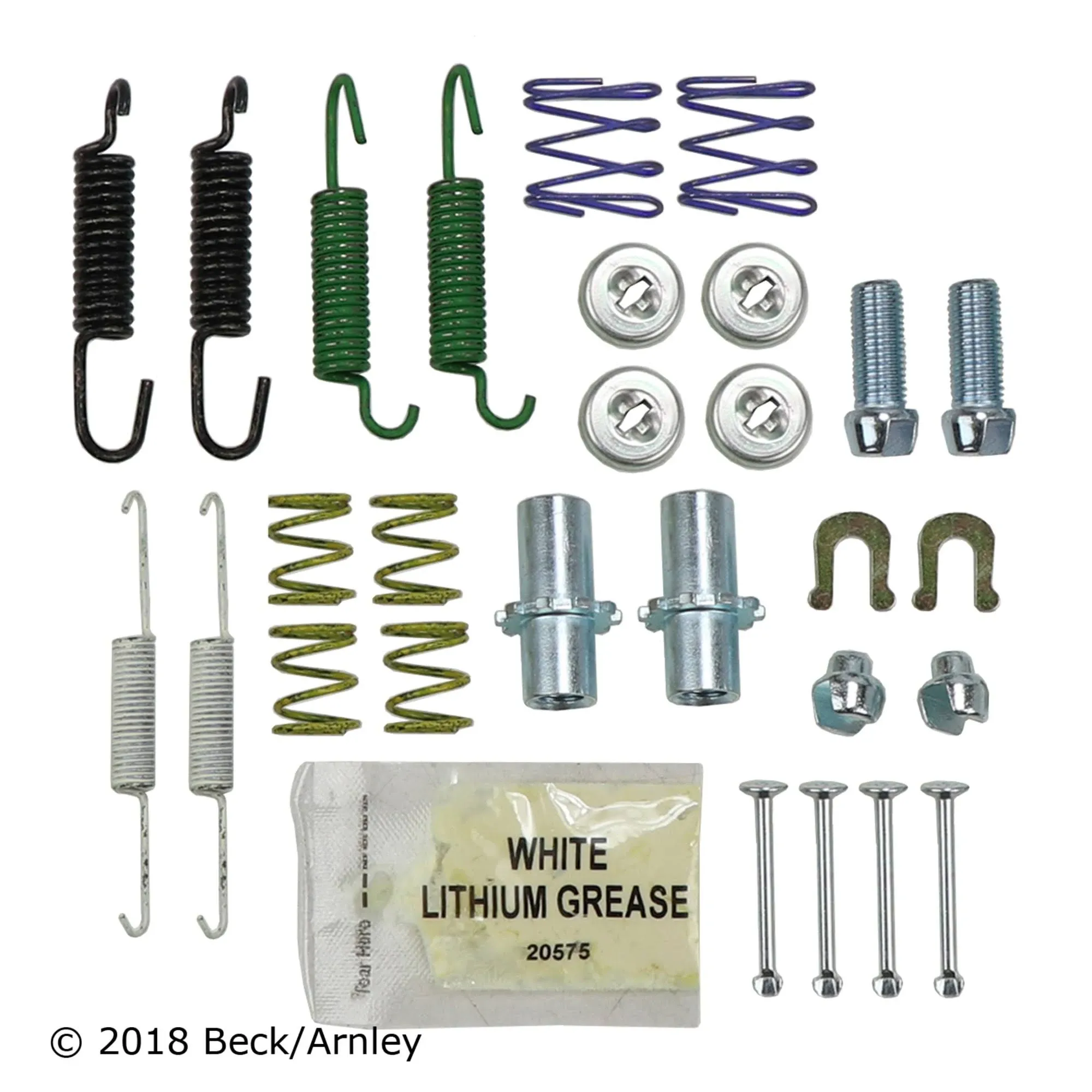 Beck Arnley 084-2154 - Emergency Brake Shoe Hardware Kit