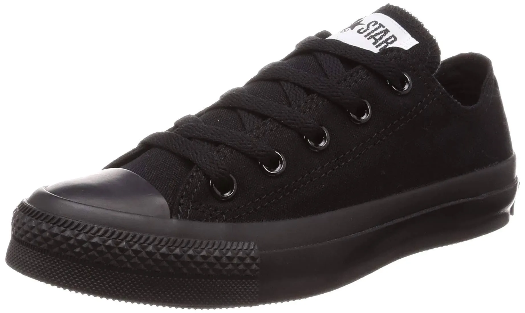 Converse Unisex Chuck Taylor All Star Ox Low Top Classic Monochrome Black Sneakers - 7.5 B(M) US Women / 5.5 D(M) US Men