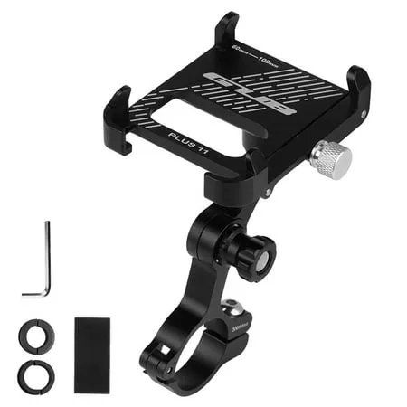 CACAGOO Aluminum Bike Phone Holder 360 Degree Rotating Adjustable Slip Cycling Bicycle Handlebar Phone Mount Holder Stand