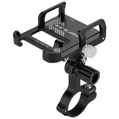 GUB Aluminum Bike Phone Holder 360 Degree Rotating Adjustable Slip Cycling Handlebar Phone Mount Holder Stand