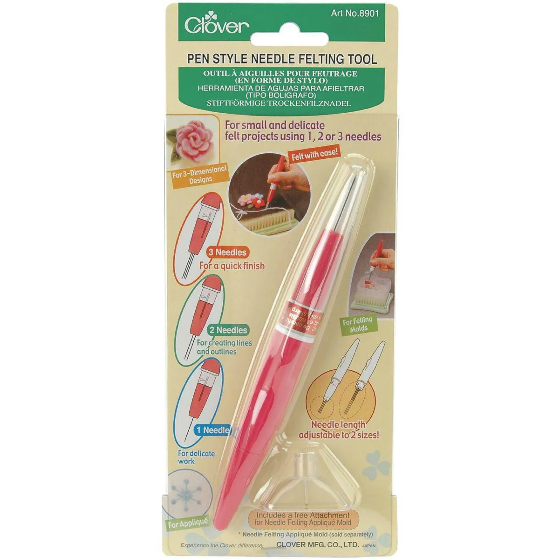 Clover Felting Needle Tool Pen Style