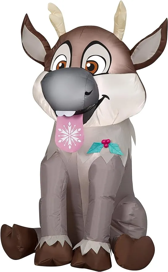 Gemmy Christmas Airblown Inflatable Outdoor Baby Reindeer , 3.5 ft Tall, Multi - Bed Bath & Beyond - 37650978