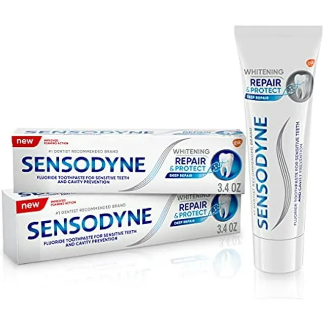 Sensodyne Repair & Protect Toothpaste White 2 X 3.4oz