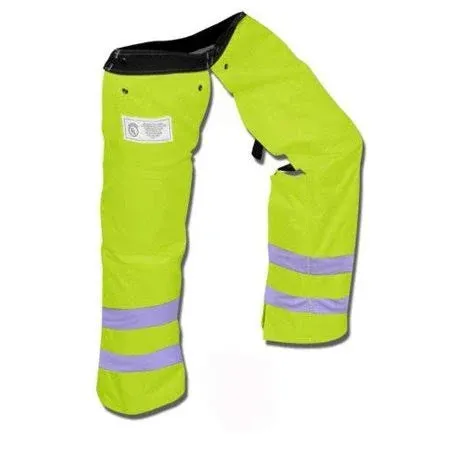 Forester Protective Trimmer Safety Chaps, Safety Green, Large