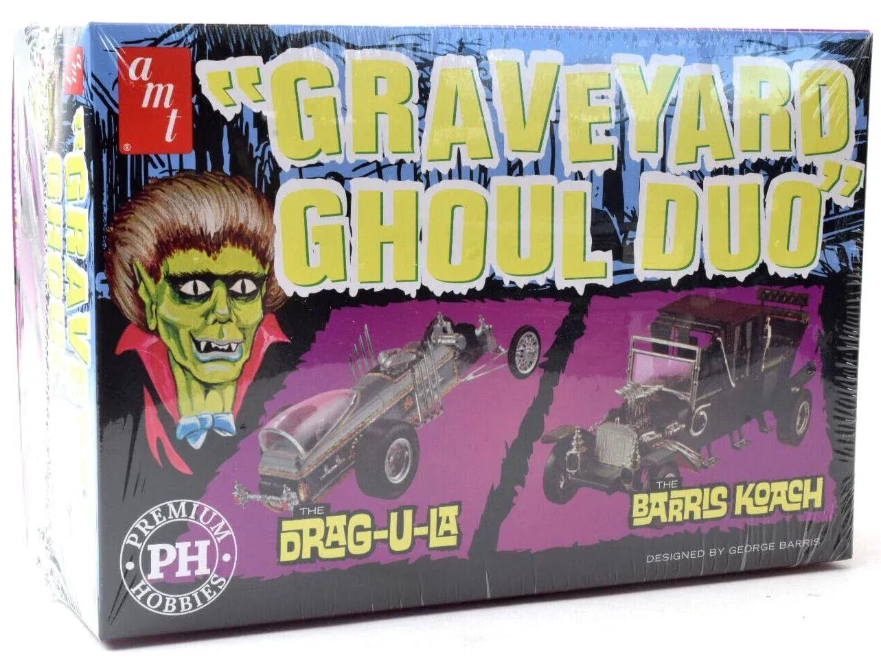 AMT/Premium Hobbies Graveyard Ghoul Duo 1:25 Plastic Model Car Kits CP8120