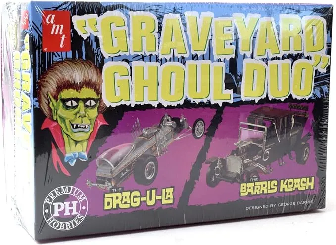 AMT / Premium Hobbies Graveyard Ghoul Duo 1:25 Plastic Model Car Kits CP8120