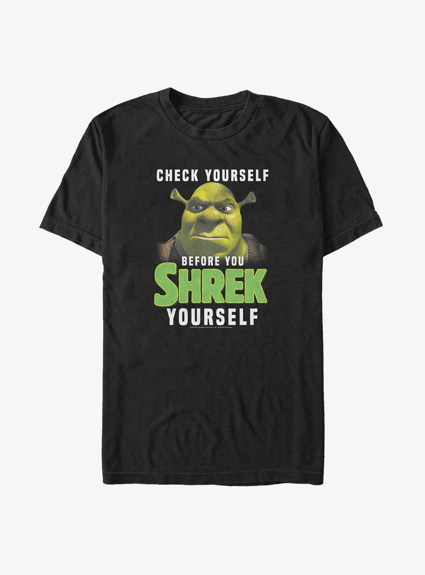 Shrek Check Yourself Before You Shrek Yourself Big & Tall T-Shirt | Hot Topic