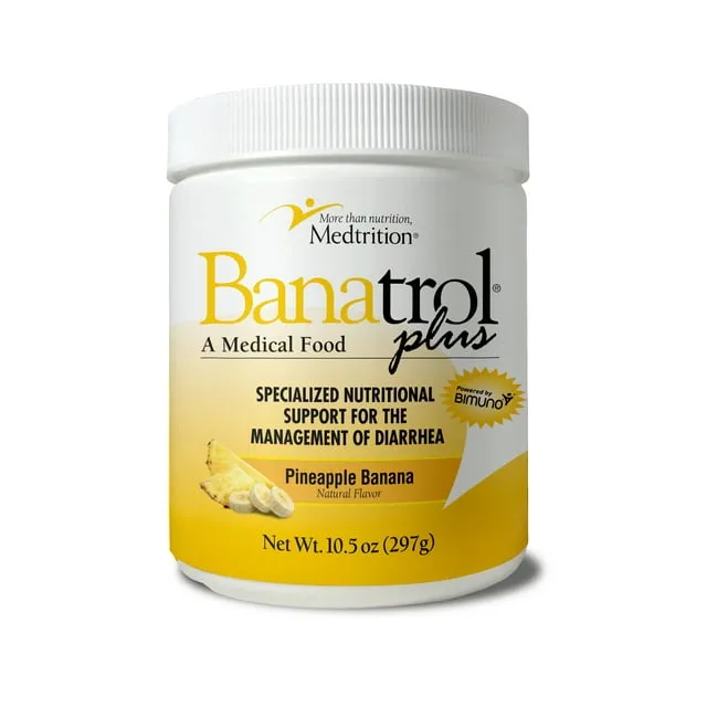 Banatrol - Natural Anti-Diarrhea Relief, Kids and Adults, for Ibs, Antibiotic Use, Food Poisoning and Chemotherapy (pineapple)