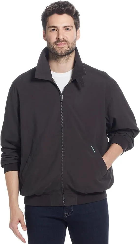 Microfiber Bomber Jacket