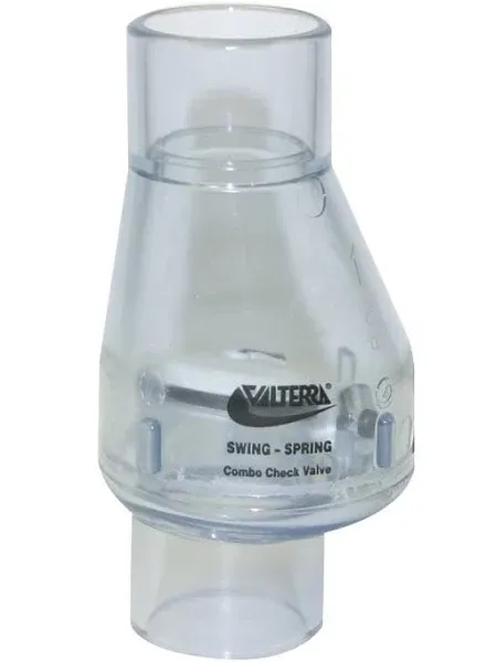 Valterra 200-C10 PVC Swing/Spring Combination Check Valve,