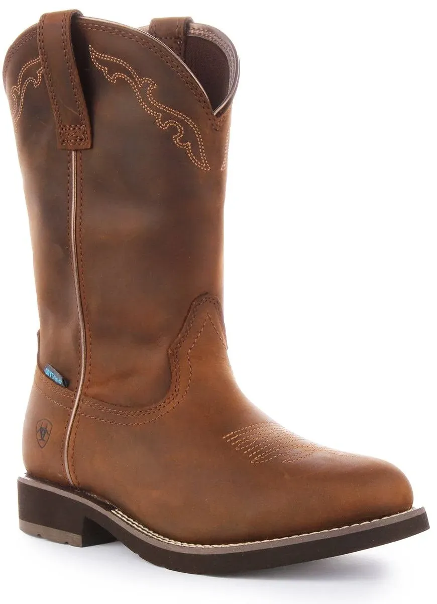 Delilah Round Toe Waterproof Western Boot