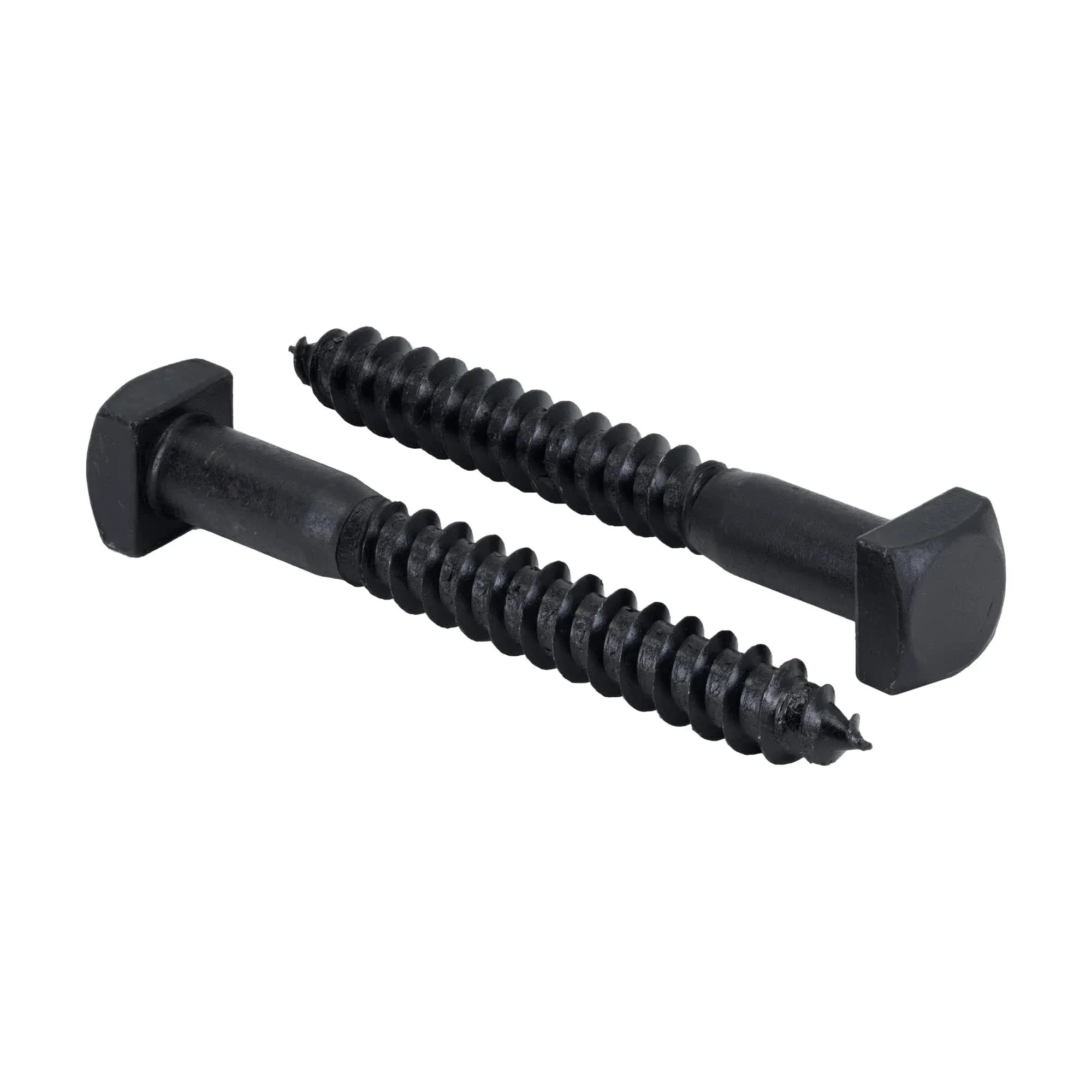 MAKERS BOLT 3/8-in x 3-in Black Color Exterior Lag Screws - BOX OF 25