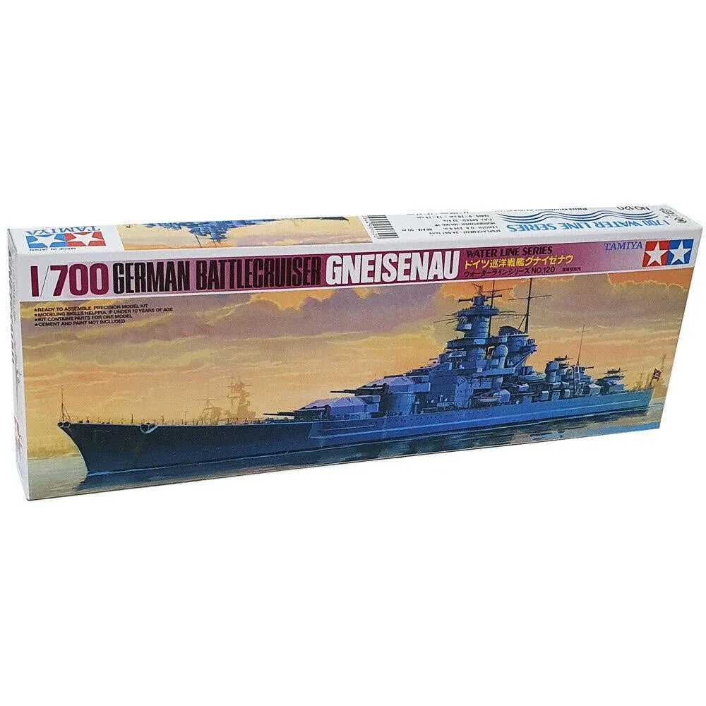 Tamiya 77520 German Battleship Gneisenau 1/700 Scale Plastic Model Kit