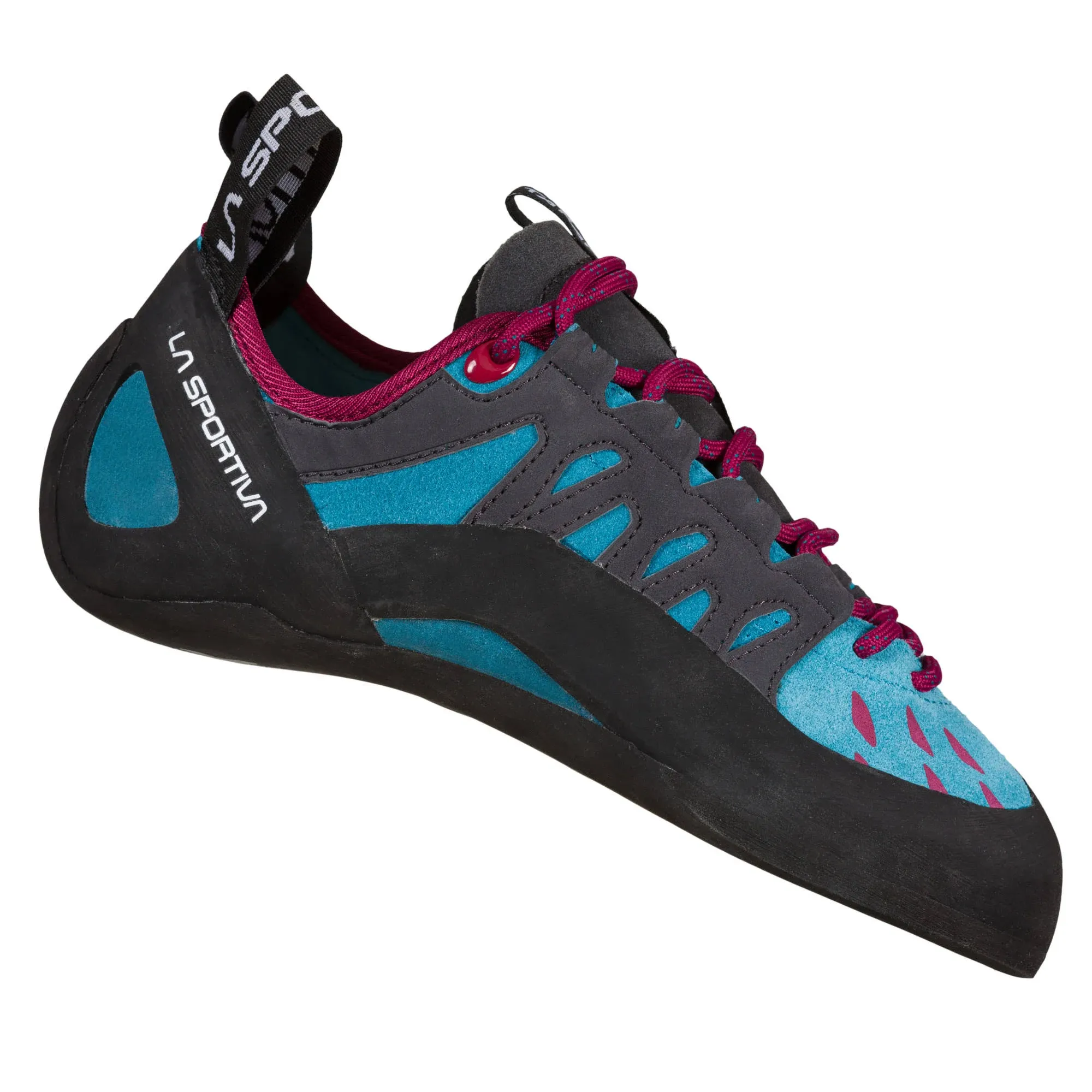 La Sportiva Tarantulace Climbing Shoes Women's(Topaz/Red Plum, 39.5)