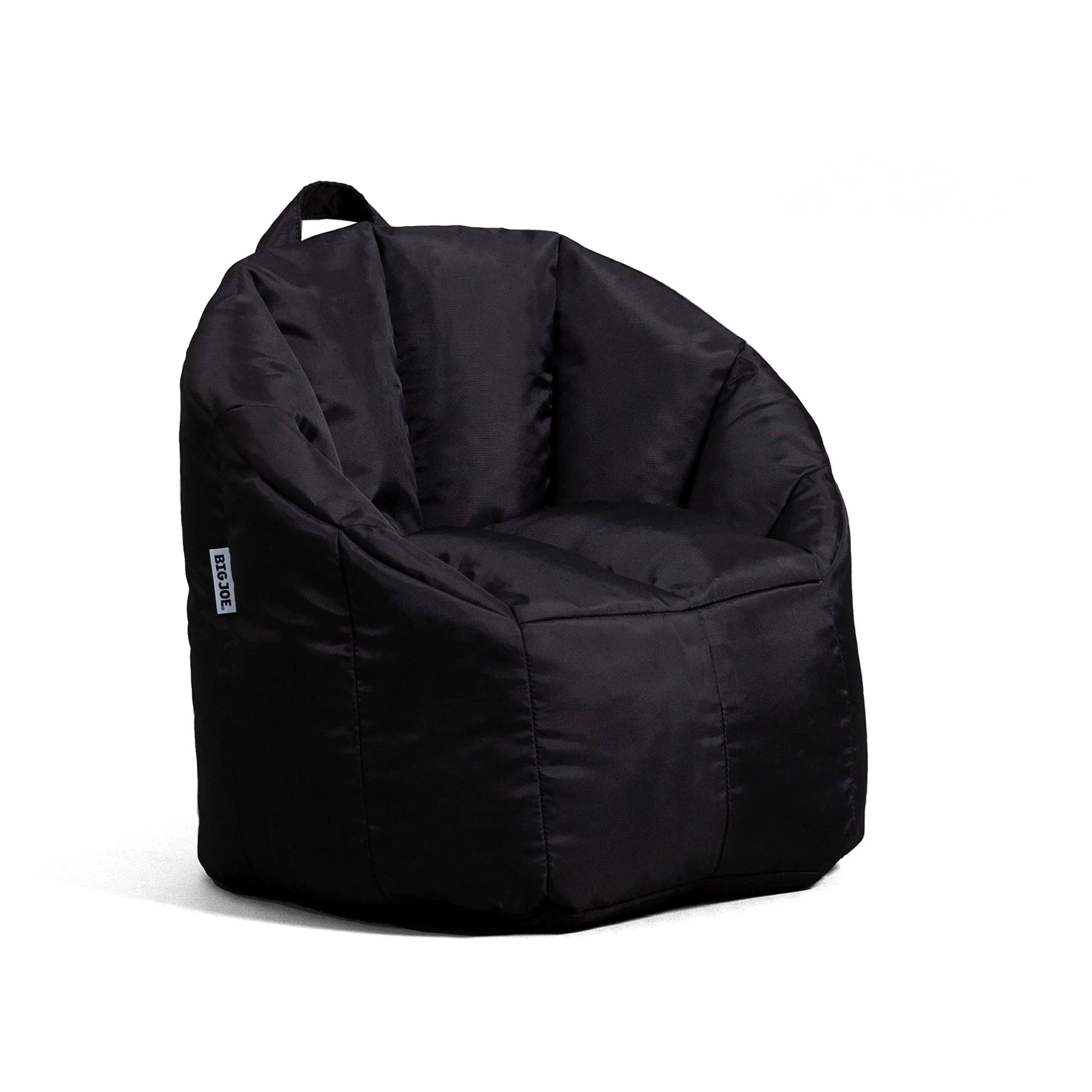 Big Joe 0653637 Milano Kid's Bean Bag Chair, Smartmax 2ft, Black