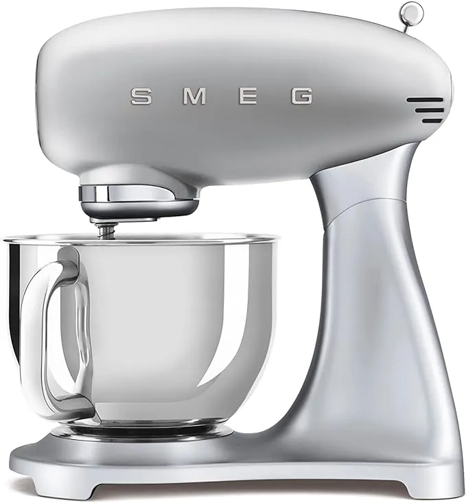 Smeg SMF02RDUS 5 Quart Stand Mixer, Red