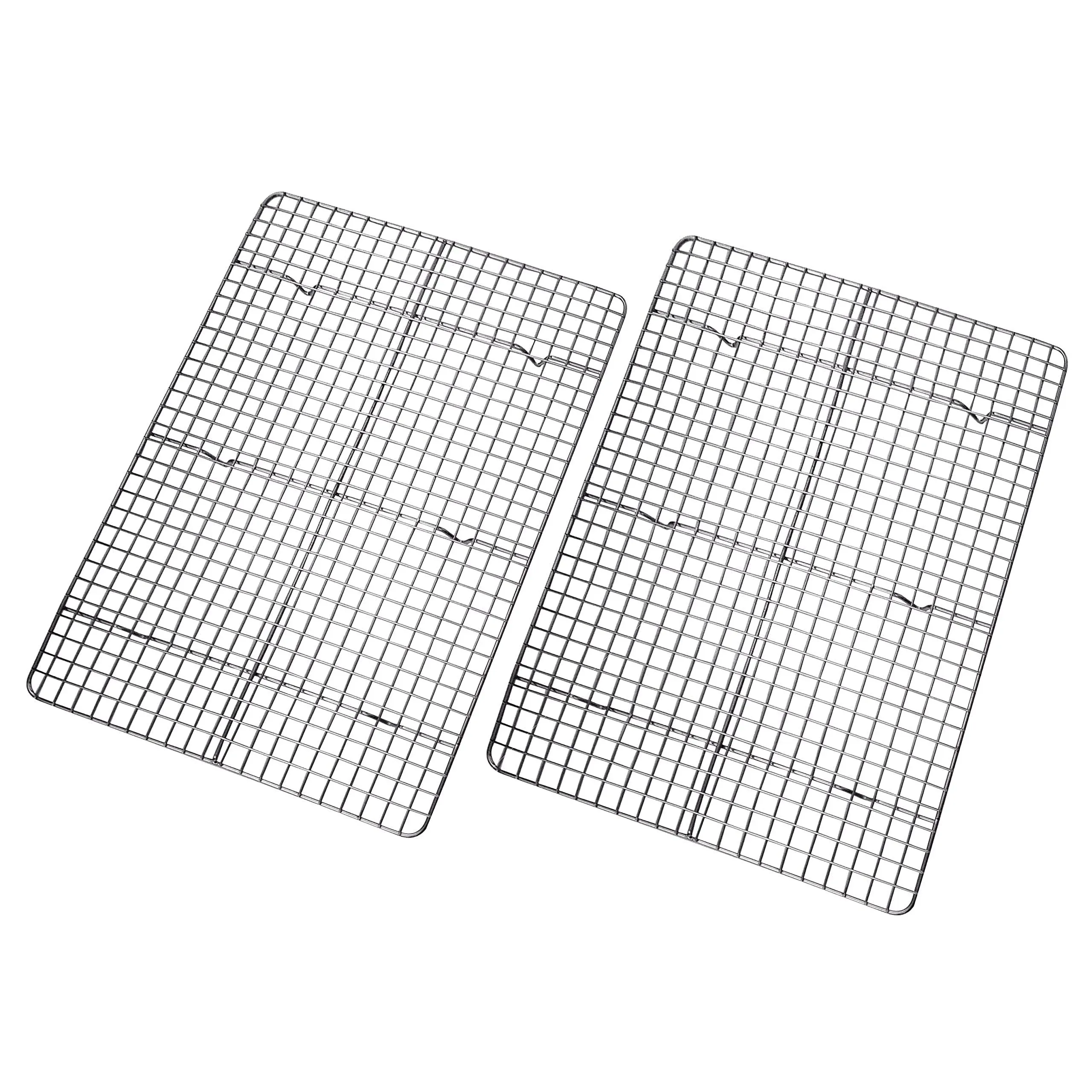 Checkered Chef Cooling Rack Baking Rack Twin Set. Stainless Steel Oven and Safe