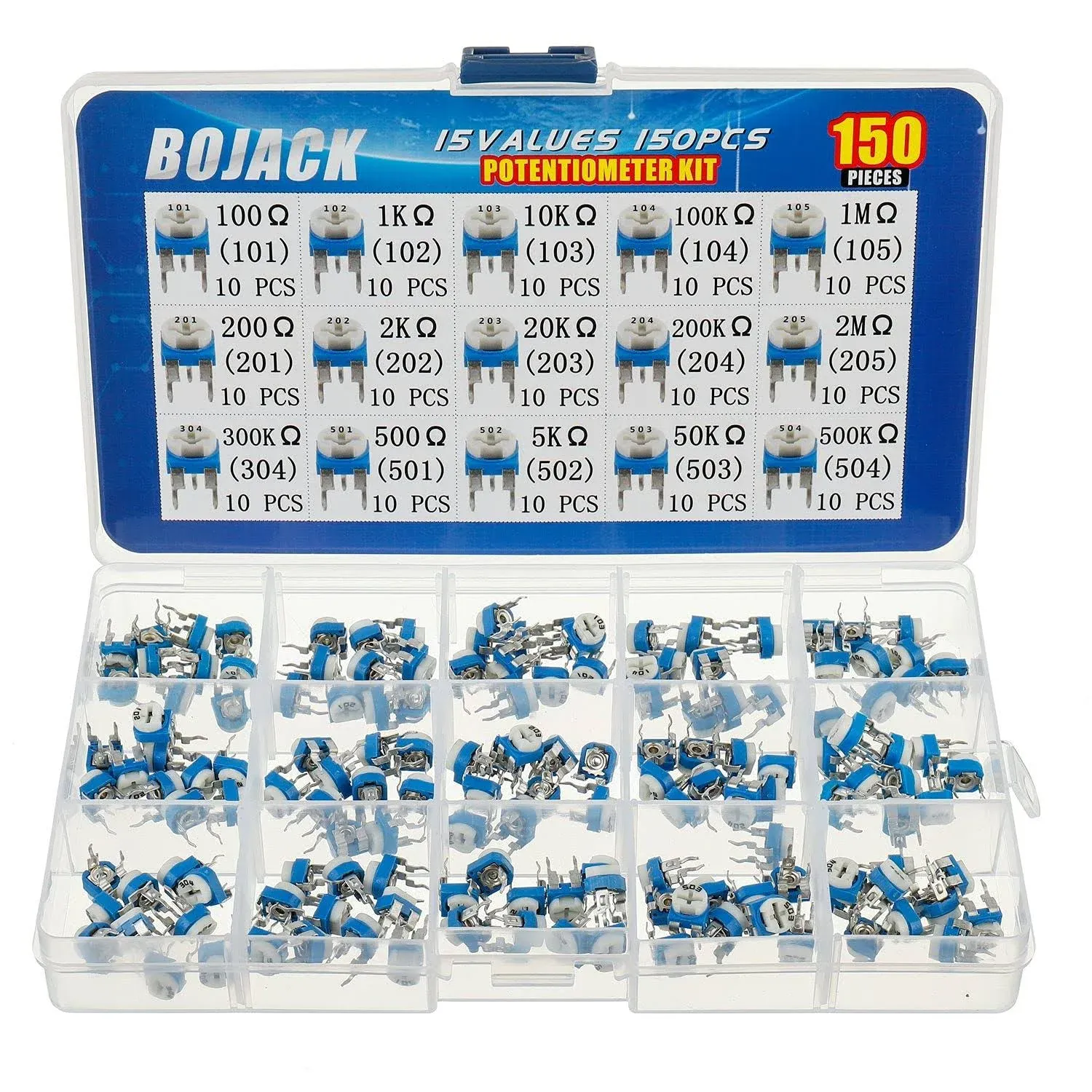 Bojack Variable Resistor Assortment Kit