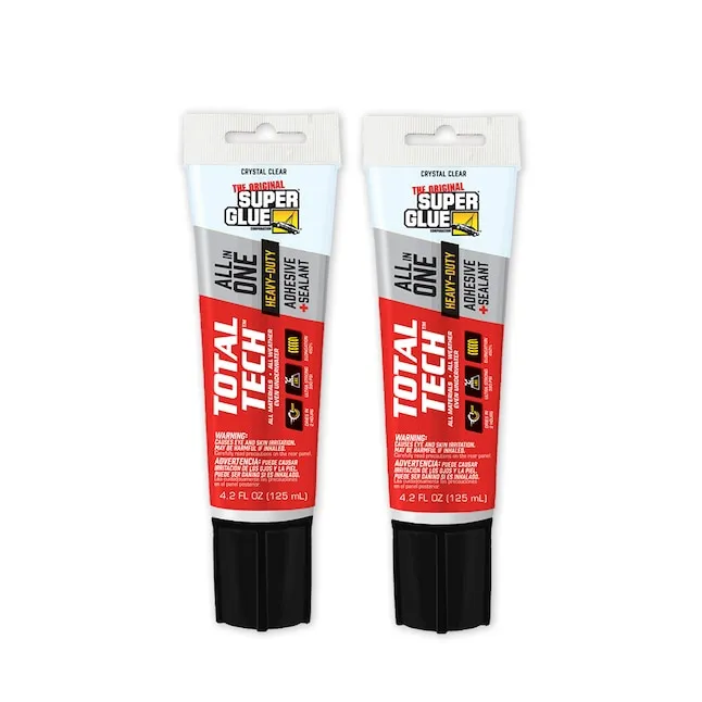 The Original Super Glue Total Tech Polymer-based Clear Multi-use Interior/Exterior Construction Adhesive (4.2-Fluid Oz) 2-Pack Lowes.com