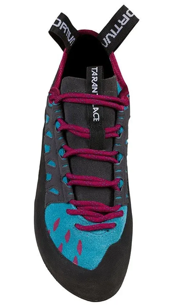 La Sportiva Tarantulace Women&#039;s Climbing Shoes, Topaz/Red Plum, W42