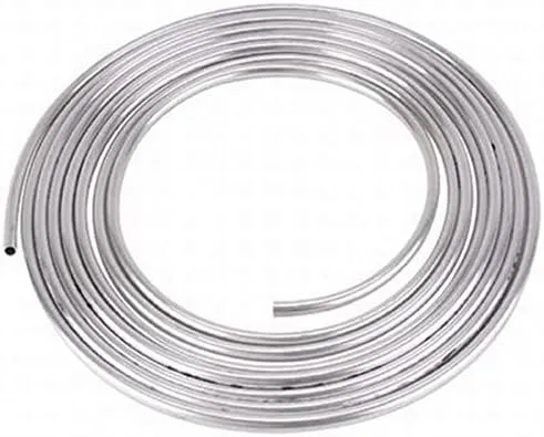 Speedway Motors Aluminum Hard Fuel Line/Tubing, 5/8 OD, 20ft Roll, Suitable for Tube Nut Couplers, 37° AN Fittings, Rated to 250 PSI, Lightweight & Durable