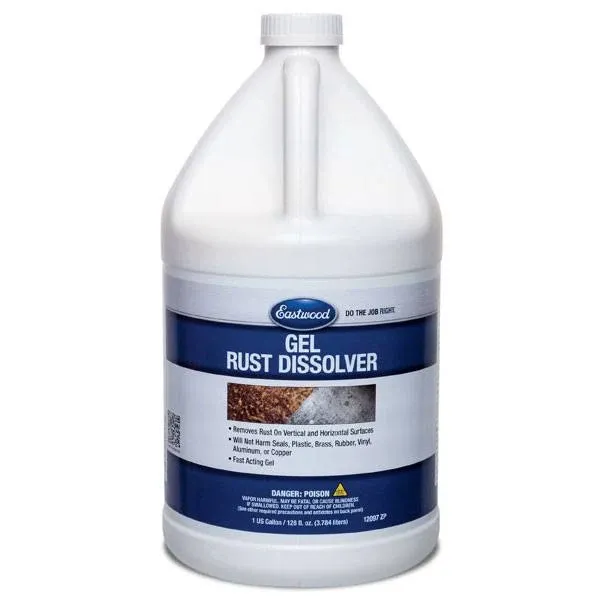 Eastwood Reusable Rust Dissolver Gel 1 Gallon for Engine Automotive Parts Tool